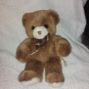 BAUER VINTAGE SOFT BROWN TEDDY HANS BUNTE BAUER NURNBERG STUFFED ANIMAL BEAR